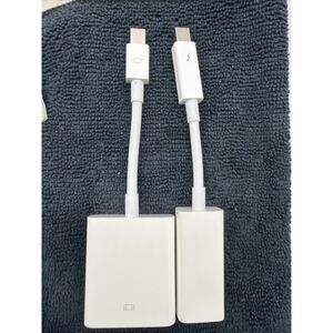 Apple Thunderbolt 2 to Gigabit Ethernet & DVI Adapter Model A1433 A1307 TESTED